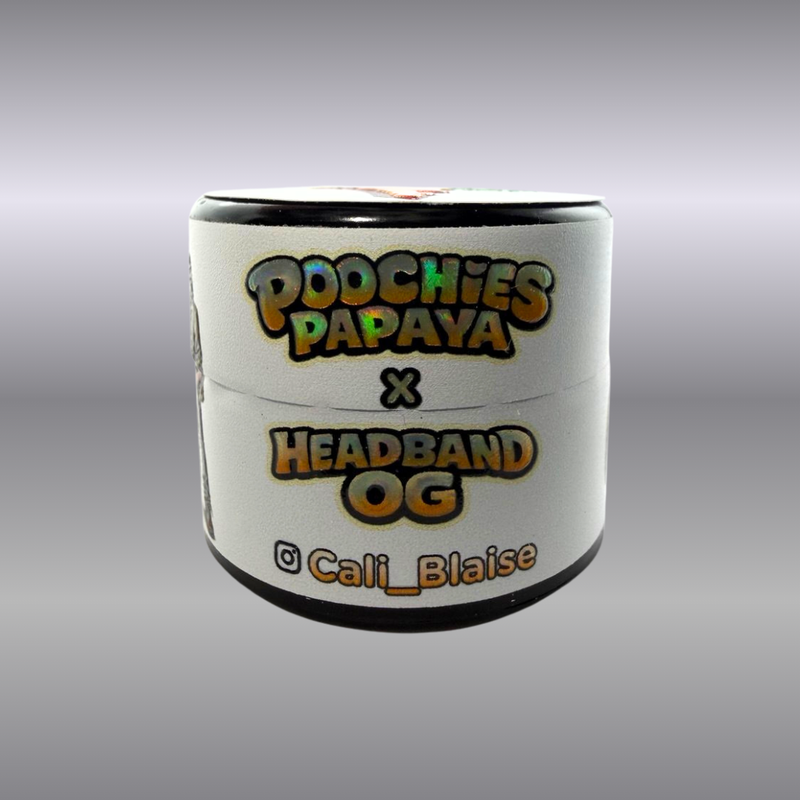 Poochies Papaya × Headband OG Heady Rosin 2g | Cali Blaise